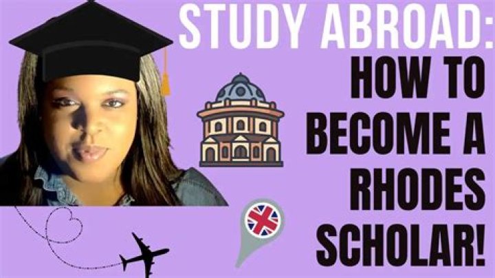 How to become a rhodes scholar